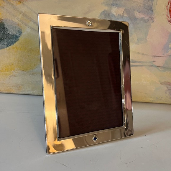 Authentic CARTIER 925 Sterling Silver Photo Frame with Elegant Wood - Picture 2 of 15